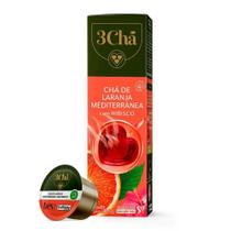 Chá Laranja Mediterrânea Com Hibisco, 10 Cápsulas 3 Corações Chá Laranja Mediterrânea Com Hibisco, 10 Cápsulas 3 Corações