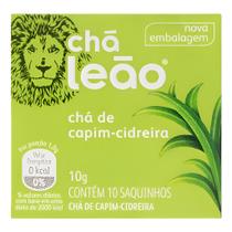 Chá Leão 10g - Capim-cidreira - Com 10 Saquinhos