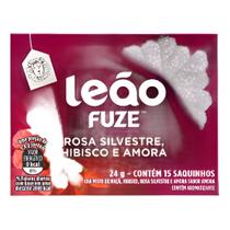 Chá Leão 16g Silvestre Hibisco Rosa Silvestre Amora 15 Sachê