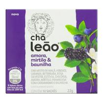 Chá Leão 22g - Amora, Mirtilo & Baunilha - Com 10 Saquinhos
