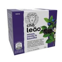 Chá Leão Amora, Mirtilo E Baunilha Sachês - 10 Unidades Chá Leão Amora, Mirtilo E Baunilha Sachês - 10 Unidades