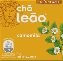Chá Leão Camomila 10g em sachês - 10 Unidades