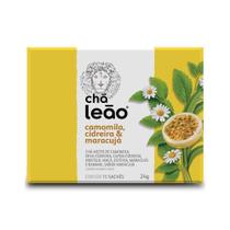 Chá Leão Camomila Cidreira E Maracujá 10 Saquinhos