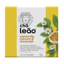 Chá Leão Camomila, Cidreira e Maracujá com 10 Sachês Chá Leão Camomila, Cidreira e Maracujá com 10 Sachês