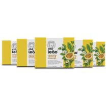 Chá Leão Camomila Cidreira E Maracujá Kit 5 Caixas