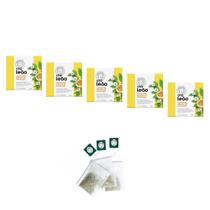 Chá Leão Camomila Com Cidreira E Maracujá 10 Sachês Kit 5