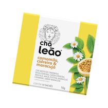 Chá Leão Camomila Com Cidreira E Maracujá 10 Sachês