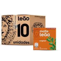 Chá Leão - Chá Matte com 10 Sachês - Kit Com 10 Caixas 100 Sachês