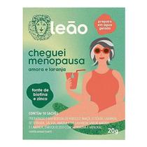 Chá Leão Cheguei Menopausa Amora e Laranja 10 Sachês
