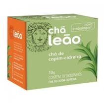 Chá Leão de Capim Cidreira 10g Embalagem c/ 10 Saquinhos - LEAO JR.