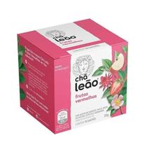 Chá Leão Frutas Vermelhas 10 sachês de 1,6g - Chá Leão