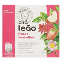 Chá Leão frutas vermelhas em sachê
