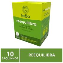 Chá Leão Funcional, 10 Saquinhos, Reequilibra