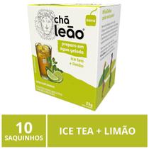 Chá Leão Gelado, 10 Saquinhos, Ice Tea Limão