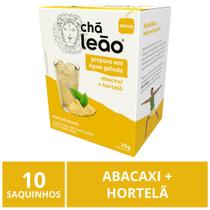 Chá Leão Gelado, Abacaxi e Hortelã, 10 saquinhos