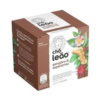 Chá Leão Gengibre e Especiarias com 10 Sachês Linha Frutas e Flores Faz 240ml Quente Chá Leão Gengibre e Especiarias com 10 Sachês Linha Frutas e Flores Faz 240ml Quente