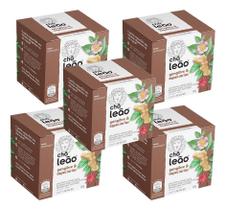 Chá Leão Gengibre & Especiarias Em Sachê 16g 10 U Kit 5