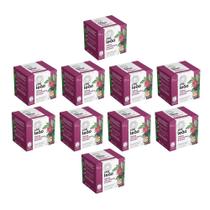 Chá Leão Hibisco, Rosa Silvestre & Amora 16G 10Un Kit 10