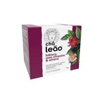 Chá Leão Hibisco, Rosa Silvestre e Amora 10 Sachês 16g Chá Leão Hibisco, Rosa Silvestre e Amora 10 Sachês 16g