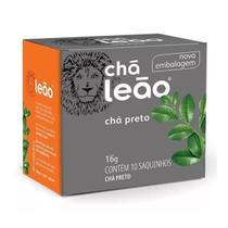 Chá Leão Jr Preto Natural C 10 Sachês