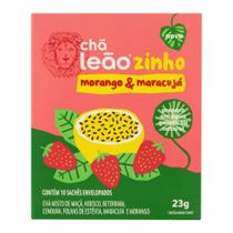 Chá Leão Leãozinho Morango e Maracujá Com 10 Sachês 23g