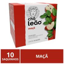 Chá Leão, Maçã Premium, 10 Saquinhos - Cha Leao