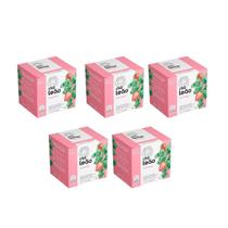 Chá Leão Morango Em Sachê 20 G 10 U Kit 5