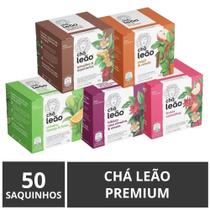 Chá Leão Premium, 50 saquinhos