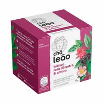 Chá Leão Silvestre + Hibisco + Amora com 10 sachês