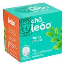 Chá Leão Verde Em Sachê Sabor Hortelã 10 Unidades 10g