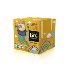 Chá Lemon Ginger Orgânico biO2 Herbal Tea Caixa 13 Sachês