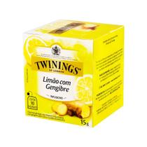 Chá limão com gengibre em sachê Twinings
