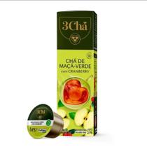 Chá Maçã Verde E Cranberry, 10 Cápsulas 3 Corações Chá Maçã Verde E Cranberry, 10 Cápsulas 3 Corações