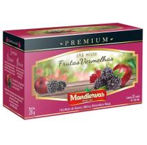 Cha Mandiervas Premium 28G Frutas Vermelhas 20 Saches