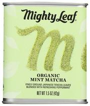 Chá Matcha Hortelã Orgânico Mighty Leaf 42g