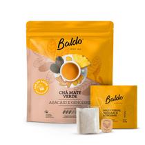 Chá Mate - Baldo - Verde,Abacaxi,Gengibre - 25gr - 10 Sachês