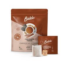 Chá Mate - Baldo - Verde,Cardamomo,Canela - 25gr - 10 Sachês