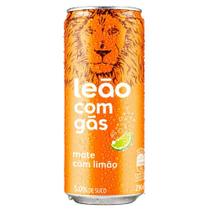 Chá Mate com Gás Limão Leão Lata 290ml