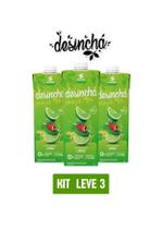 Chá mate com limao desinchá pra já 1l kit 3 unid zero calorias sem conservantes Chá mate com limao desinchá pra já 1l kit 3 unid zero calorias sem conservantes