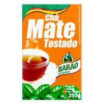 Chá Mate Tostado Erva Original Quente e Gelado Barão de Cotegipe Caixa 250g