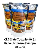 Chá Mate Tostado Natural 80g Energético, Digestivo Chá Mate Tostado Natural 80g Energético, Digestivo