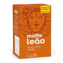 Chá Matte Leão 250g Original a Granel Solúvel Rende 18,5L Saudável Antioxidante Caixa