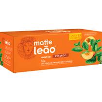 Chá Matte Leão 40g - Pêssego Com 25 Saquinhos - 4un