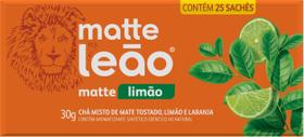 Chá Matte Leão com Limão - Caixa com 25 Unidades