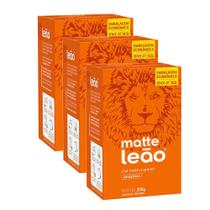 Chá Matte Leão Mate Original Em Ervas 250g Kit 3