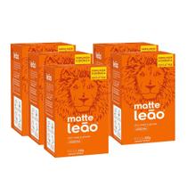 Chá Matte Leão Mate Original Em Ervas 250g Kit 5