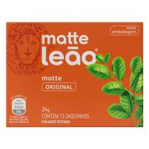 Chá Matte Leão Mate Original Em Sachê 24 G 15 U