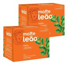 Chá Matte Original Com 15 Saquinhos -kit 2 Caixas - Leão Chá Matte Original Com 15 Saquinhos -kit 2 Caixas - Leão