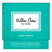 Chá misto bons sonhos villa piva sachê 22,5g Chá misto bons sonhos villa piva sachê 22,5g