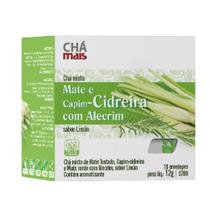 Chá Misto de Mate com Capim-Cidreira e Alecrim 10 sachês - Chá mais Chá Misto de Mate com Capim-Cidreira e Alecrim 10 sachês - Chá mais